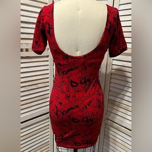 Marvel Spider-Man Bodycon Mini Dress